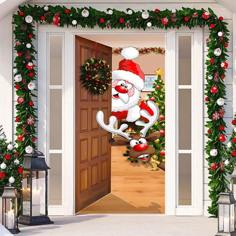 Jul dörrdekorationer