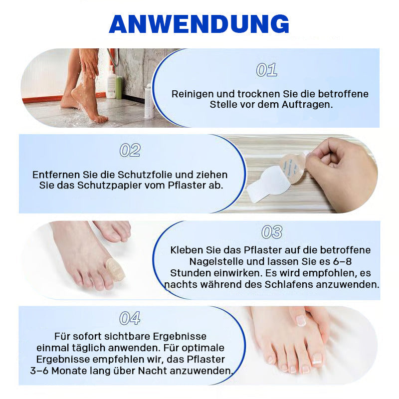 Onychomykose-Aufkleber