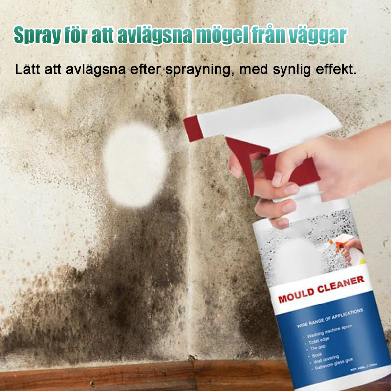Spray för borttagning av mögel från väggar