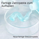 Farbige Zahnweiß-Zahnpasta
