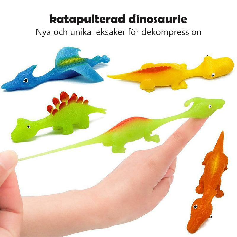 Finger Leksak med slangbella från dinosaurie (5 stycken)