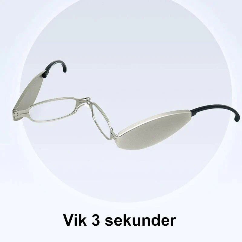 Mini Pocket hopfällbara bärbara läsglasögon