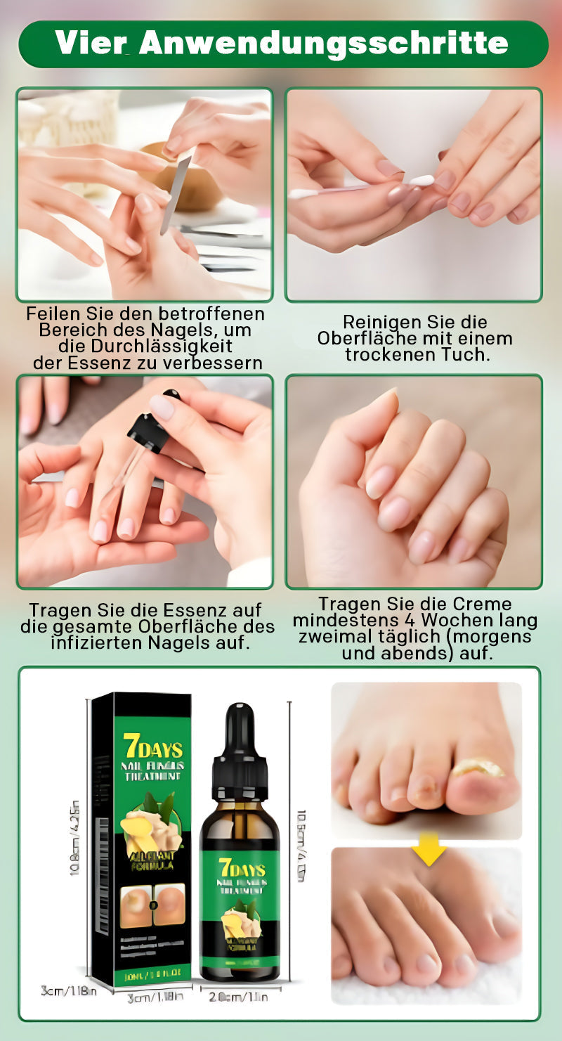 Ingwer-Nagelpflegelösung