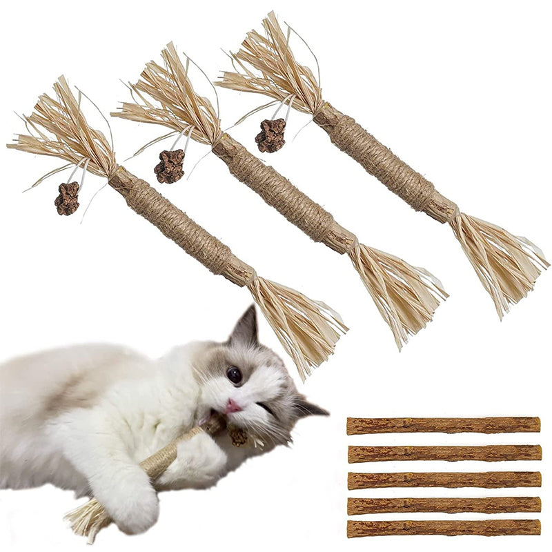 Naturlig Silvervine pinne tuggleksak för katter