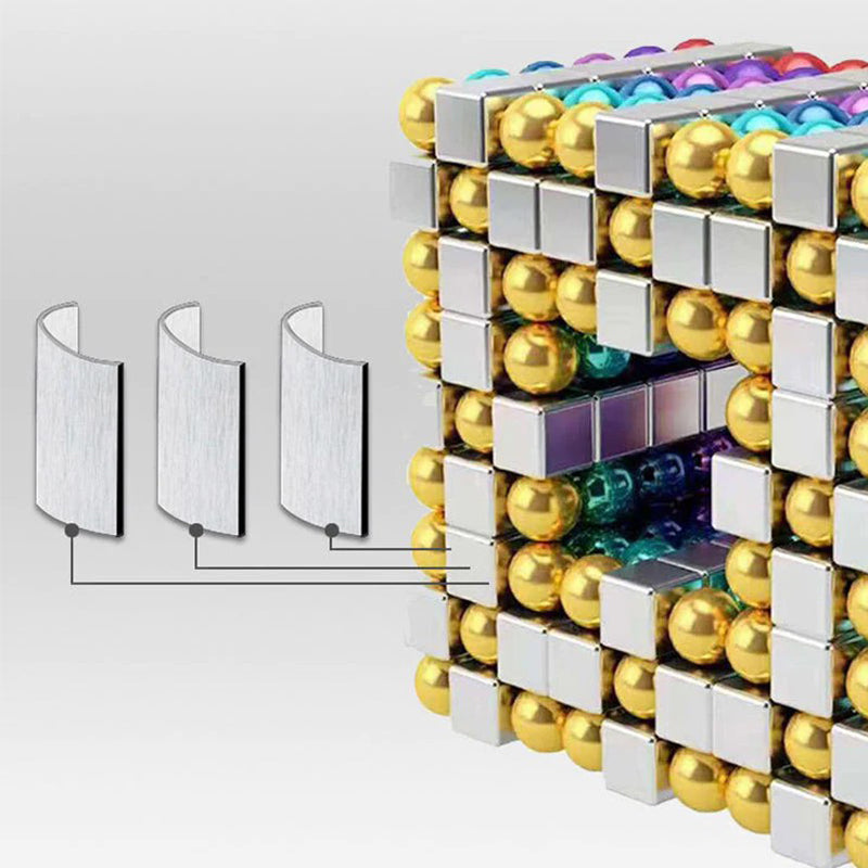 Dekompression Rubiks kub magnetisk sfär