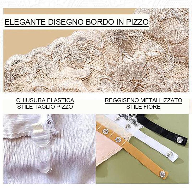 Reggiseno di pizzo invisibile con privacy