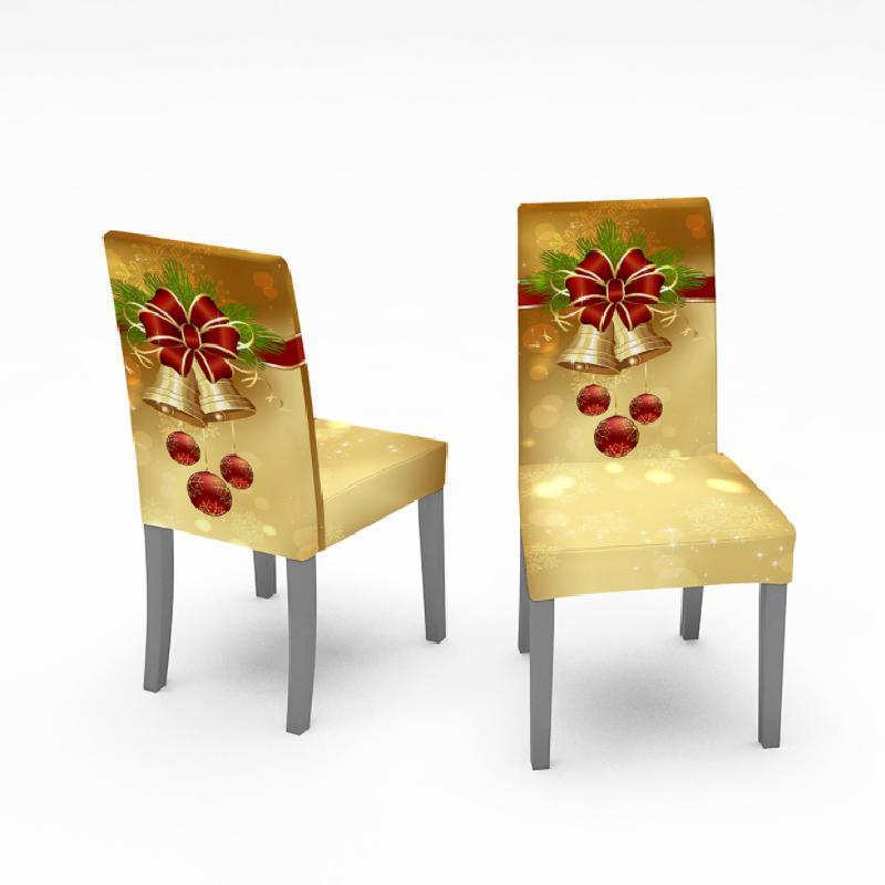 WEIHNACHTSDEKORATION STUHLBEZUG UND TISCHDECKE