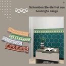 selbstklebender Wandaufkleber an der Taille