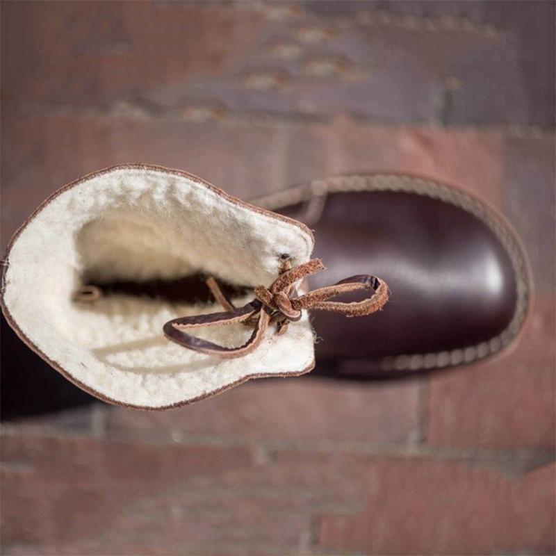 DAMEN LÄSSIGE VINTAGE WINTER SCHNEE LANGE STIEFEL