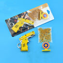 Klappbarer Gummibandpistolen-Schlüsselbund