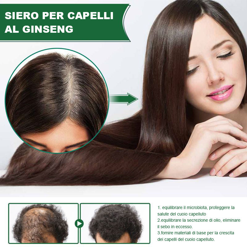 Spray per la crescita dei capelli al ginseng rosso