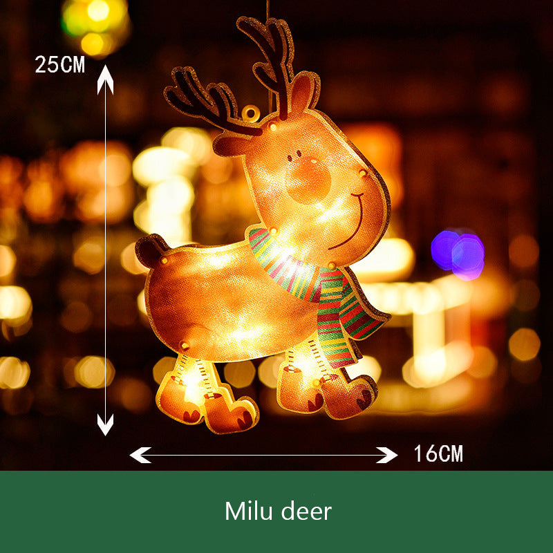 Luce da appendere alla finestra di Natale