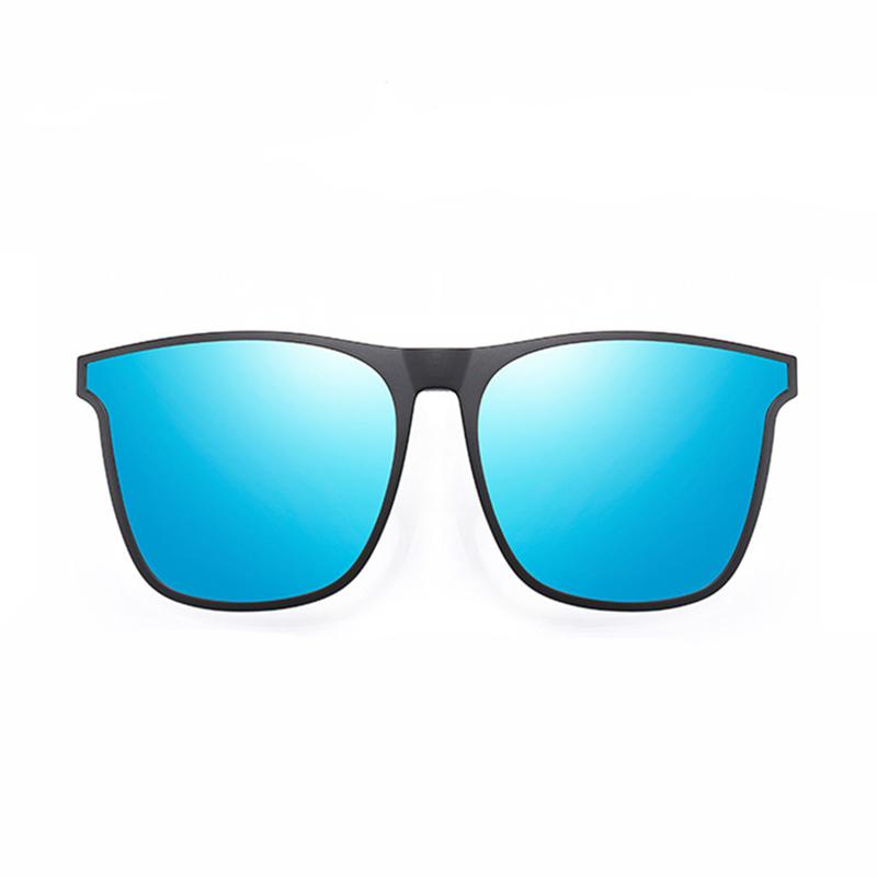 Polarisierte Clip-On-Clip-Top-Sonnenbrille aus Metall für Korrektionsbrillen
