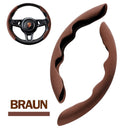 Auto Anti-Rutsch-Plüsch-Lenkradabdeckung (2 Stück)