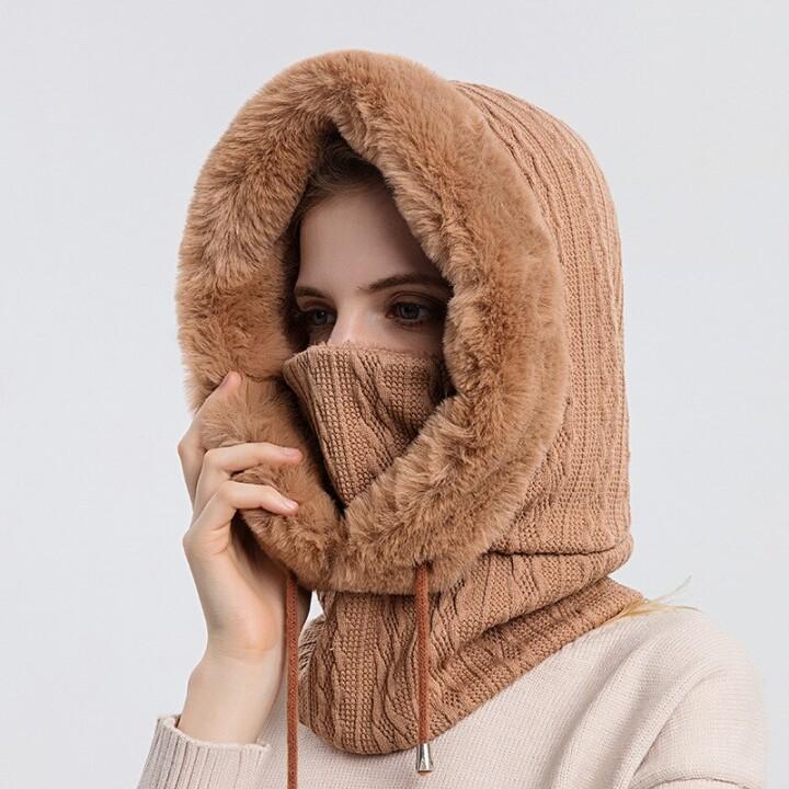Winter Knit Set Warme, winddichte Unisex-Kappe
