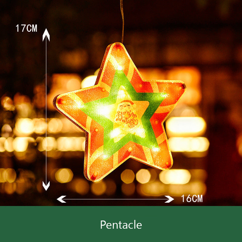 Luce da appendere alla finestra di Natale