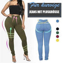 STRETCH SLIMMING BUTT LIFT JEANS MIT PLUSGRÖSSE
