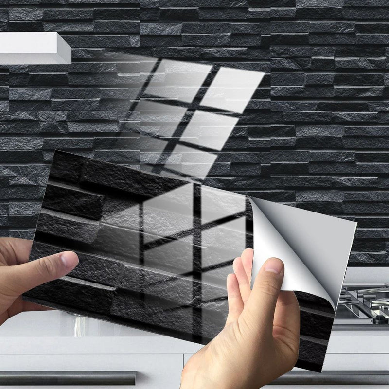 Kreative 3D-Fliesenaufkleber für die Landschaftsgestaltung