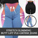 STRETCH SLIMMING BUTT LIFT JEANS MIT PLUSGRÖSSE