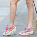 Frauen-Sommer-Plattform bequeme Turnschuhe Sandalen