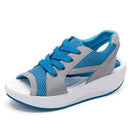 Frauen-Sommer-Plattform bequeme Turnschuhe Sandalen