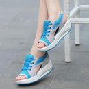 Frauen-Sommer-Plattform bequeme Turnschuhe Sandalen