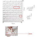 White Brick 3D Wandpaneele