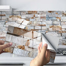Kreative 3D-Fliesenaufkleber für die Landschaftsgestaltung