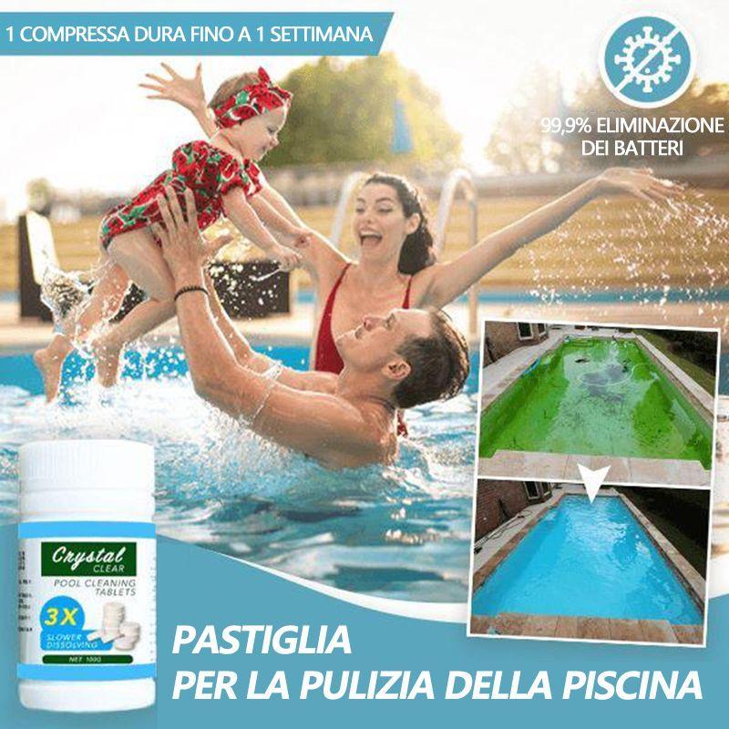 Compressa per la pulizia della piscina (100 PCS)