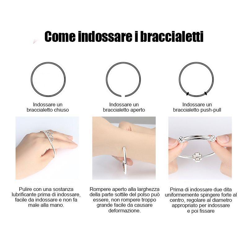 Om Ma Ni Pad Me Hum - Bracciale d'argento in stile etnico