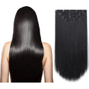 Damenperücke mit langem glattem Haar