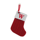 Strickstrumpf mit Weihnachtsbrief