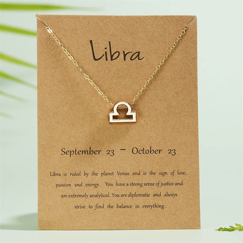 Collana con 12 segni zodiacali