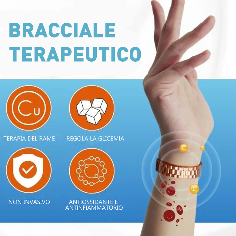 Bracciale magnetico terapeutico alla moda