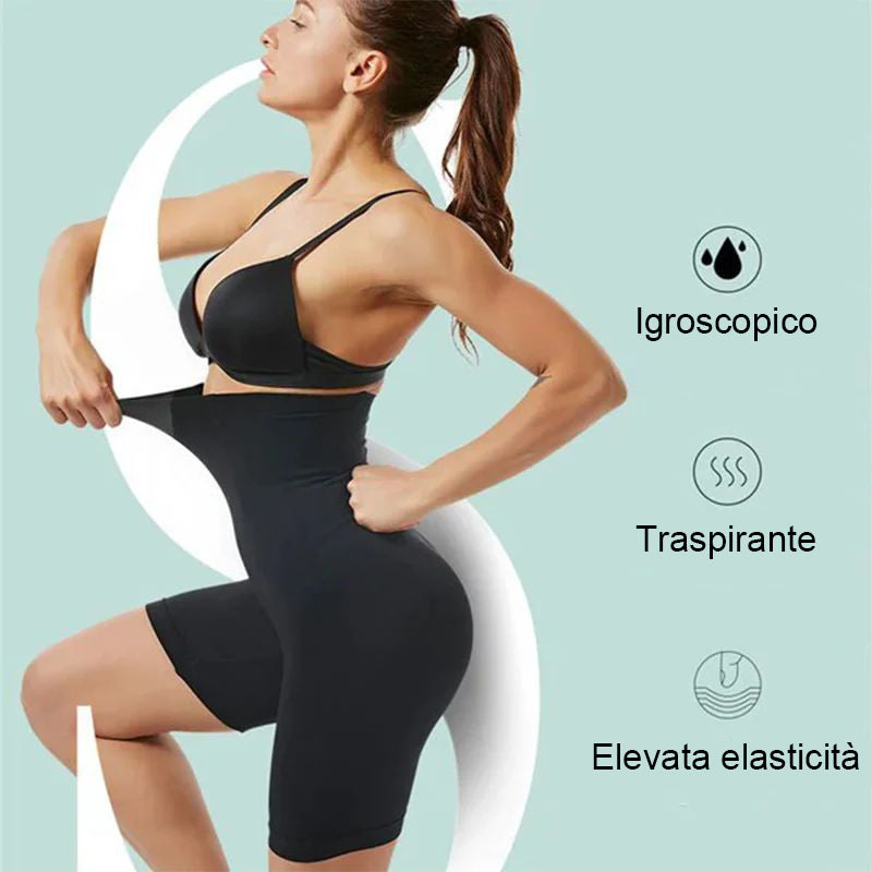 Pantaloncini da donna con fascia addominale