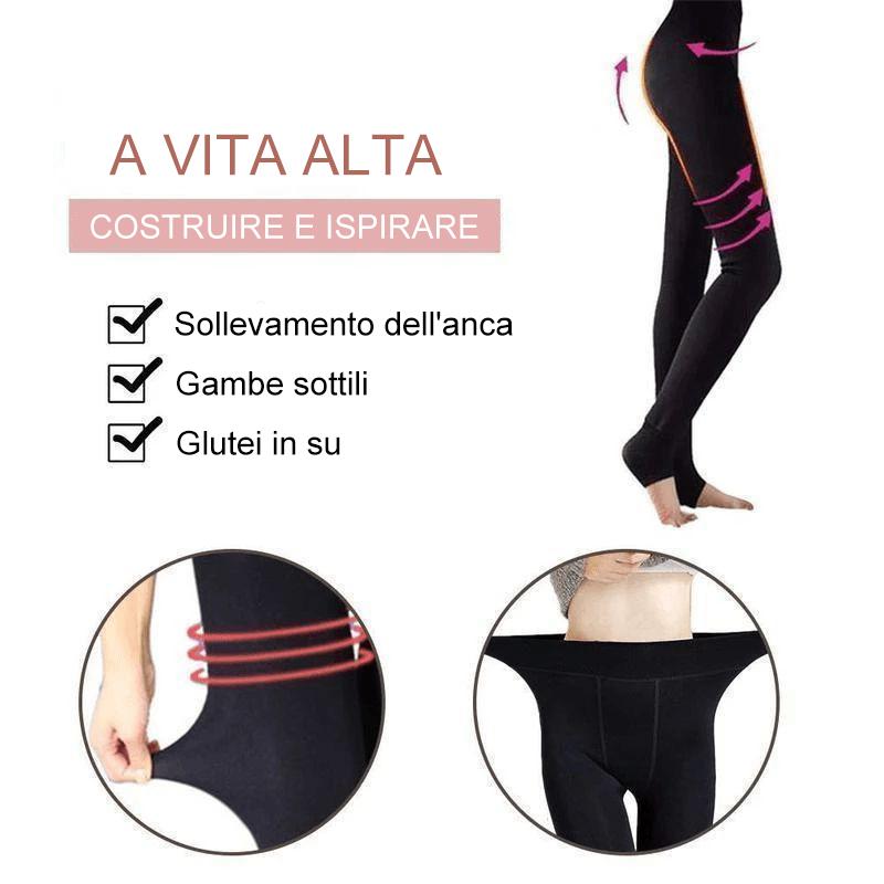 Leggings invernali in velluto da donna