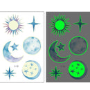 Halloween leuchtende Tattoopaste(10 Stück)