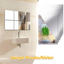 Spiegel quadratische Wandaufkleber