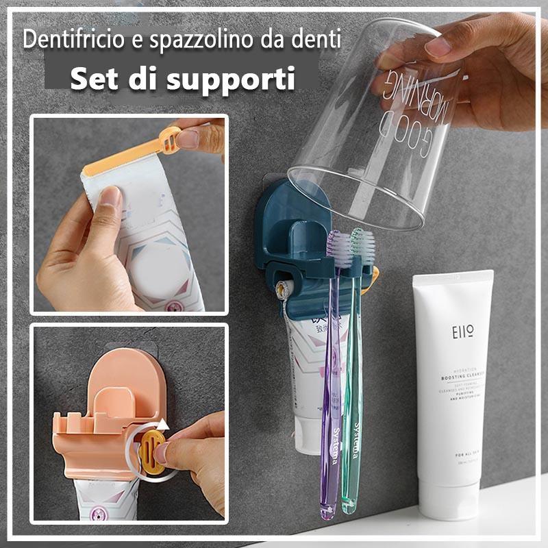 Set dentifricio e portaspazzolino