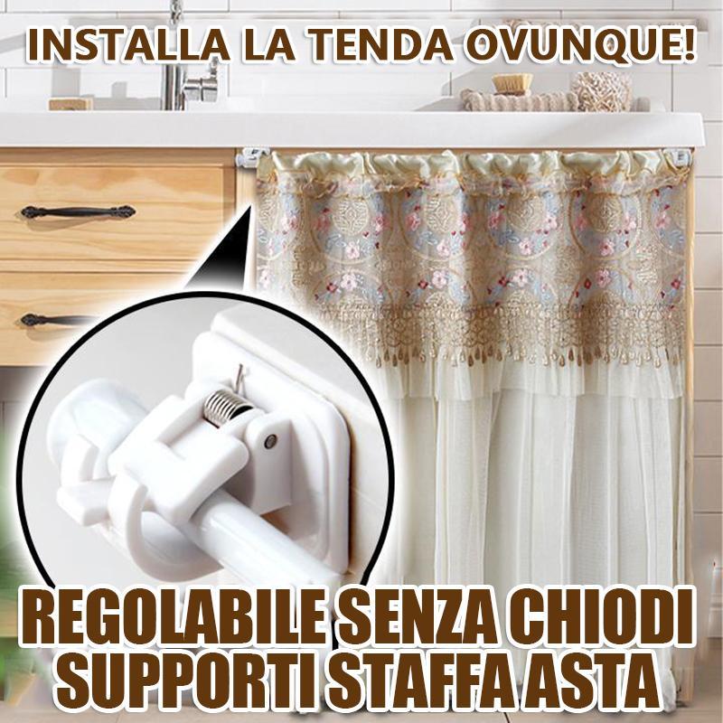 Supporti per staffa per asta regolabili senza chiodi