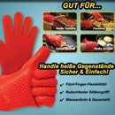 Bequee Hitzebeständige Silikonhandschuhe - hallohaus