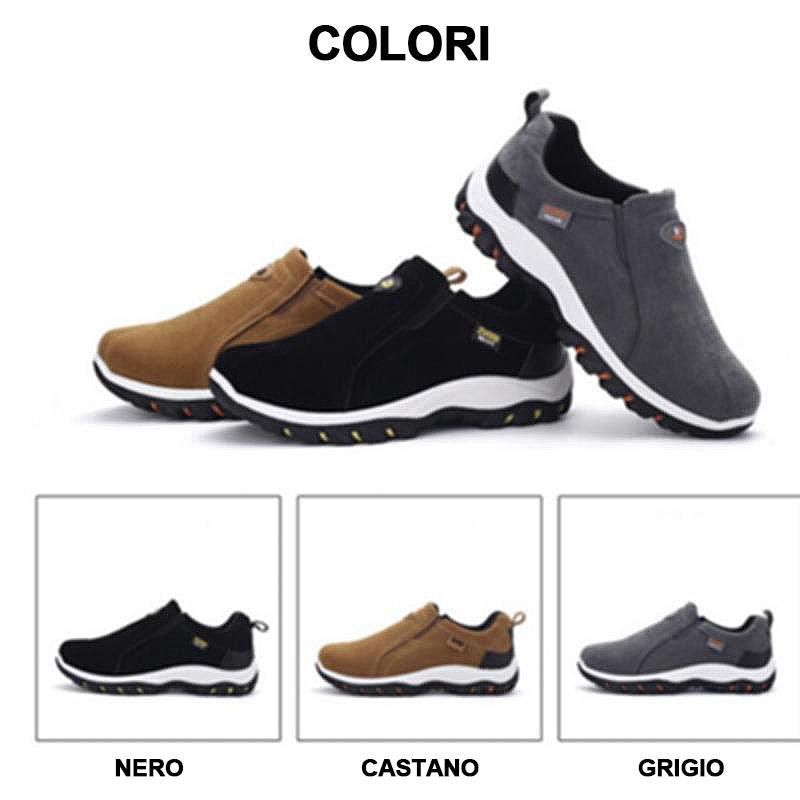 Scarpe Da Trekking Smerigliate Da Uomo