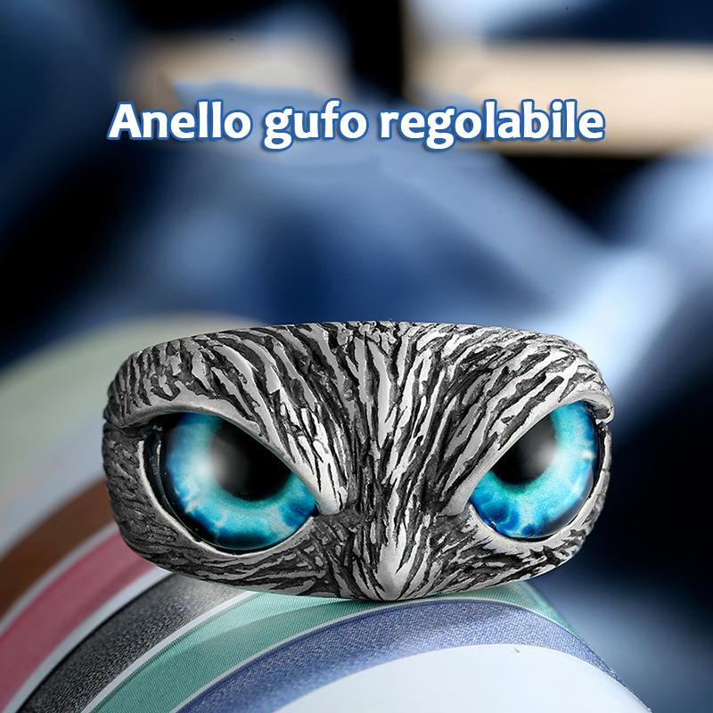 Anello gufo regolabile