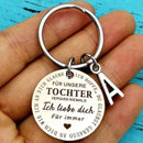 Zu meinem Sohn / meiner Tochter Schlüsselbund