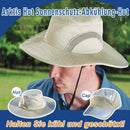 Sonnenschutz-Abkühlung-Hut