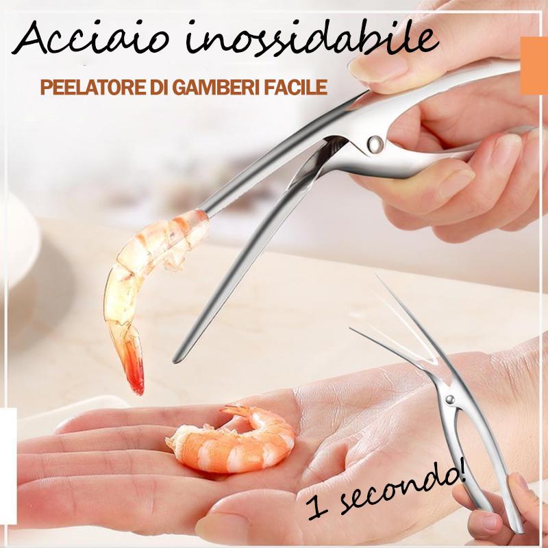 Pelapatate per gamberetti in acciaio inossidabile