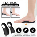 Orthopädische Einlegesohlen für Plattfuß