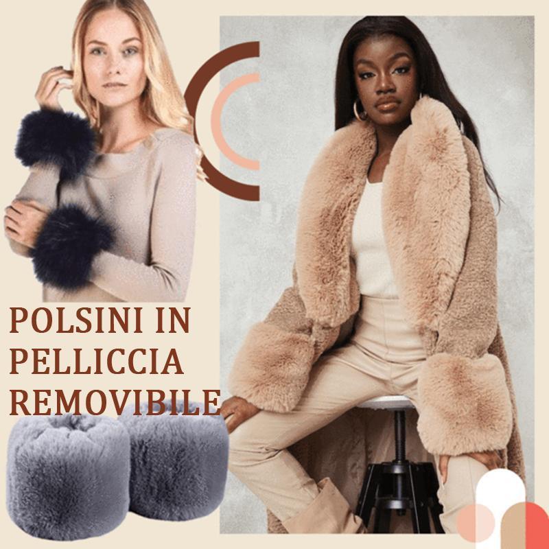 Polsini in pelliccia staccabili