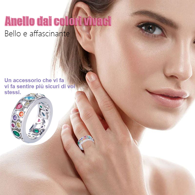 Anello IONIX in cristallo di quarzo