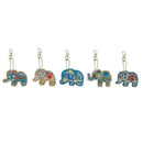 5 Stücke kreativen DIY Elefant Diamant Schlüsselbund